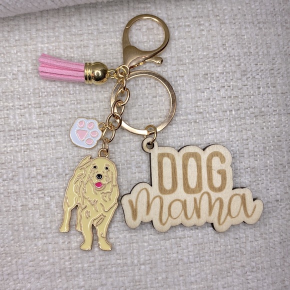 Dog Mama Purse Charm Keychains NWT Various Dog Breeds Pick One - Picture 7 of 8